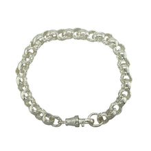 Load image into Gallery viewer, New 925 Silver 6.5&quot; Patterned Belcher Bracelet
