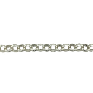 New 925 Silver 20" Patterned Belcher Chain 61 grams