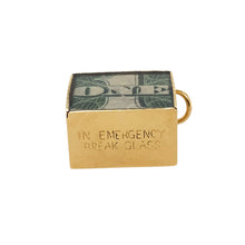 Load image into Gallery viewer, 9ct Gold £1 Note Charm
