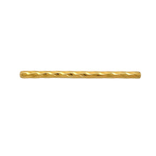 Load image into Gallery viewer, Preowned 9ct Yellow Gold Twisted Bar Tie Slide with the weight 2.70 grams
