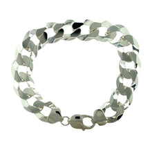 Load image into Gallery viewer, New 925 Silver 8.5&quot; Curb Bracelet 37 grams
