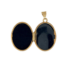 Load image into Gallery viewer, 9ct Gold Patterned Oval Locket
