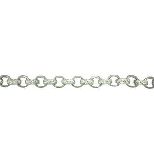 New 925 Silver 26" Patterned Belcher Chain 81 grams