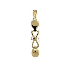 Load image into Gallery viewer, Preowned 9ct Yellow Gold Welsh Lovespoon Pendant with the weight 1.10 grams
