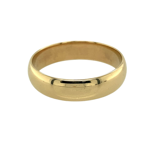 9ct Gold 5mm Wedding Band Ring