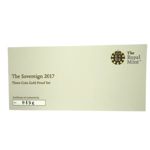 22ct Gold 2017 Queen Elizabeth II Sovereign Set