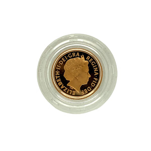 A 22ct Gold boxed Royal Mint Half Sovereign which is Queen Elizabeth II 2007 and has a George and the Dragon back