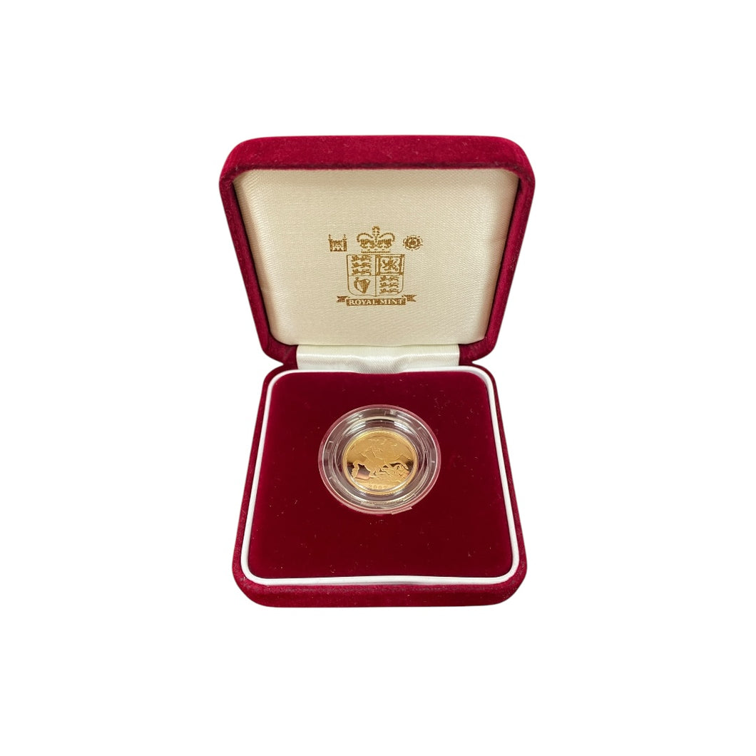 22ct Gold Queen Elizabeth II Half Sovereign Royal Mint Coin