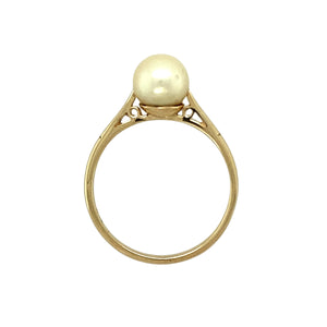 9ct Gold & Pearl Set Ring