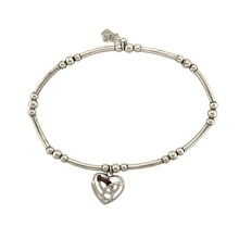 Load image into Gallery viewer, 925 Silver Clogau Eternal Love Heart Bracelet
