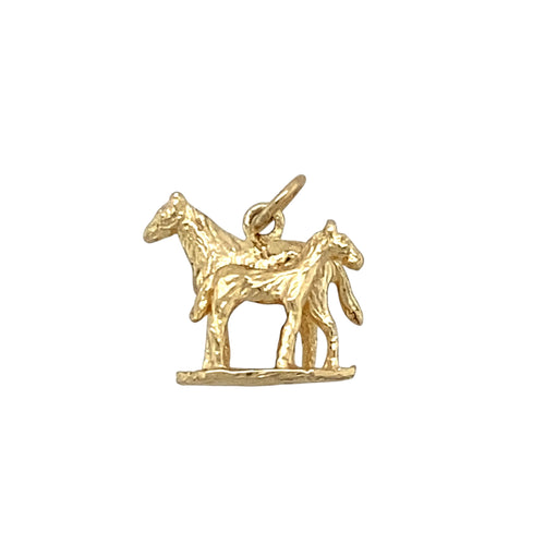 9ct Gold Horse Charm