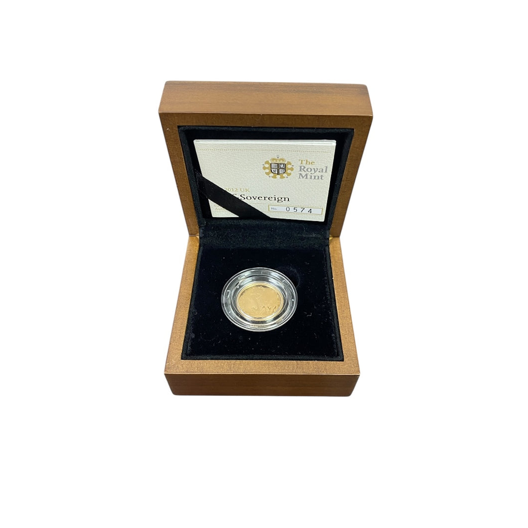 2012 Queen Elizabeth II 22ct Gold Half Sovereign