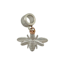 Load image into Gallery viewer, Preowned 925 Silver Clogau with 9ct Rose Gold Clogau Queen Bee Charm with the weight 1.90 grams
