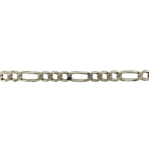 925 Silver 20" Figaro Chain