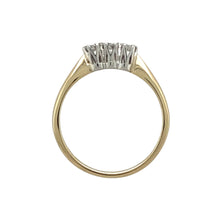 Load image into Gallery viewer, 9ct Gold &amp; Diamond Set Trilogy Ring
