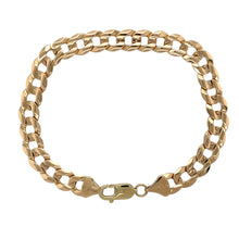 Load image into Gallery viewer, 9ct Gold 9.25&quot; Curb Bracelet
