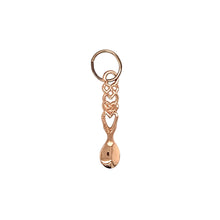 Load image into Gallery viewer, Preowned 9ct Rose Gold Clogau Lovespoon Charm with the weight 0.20 grams
