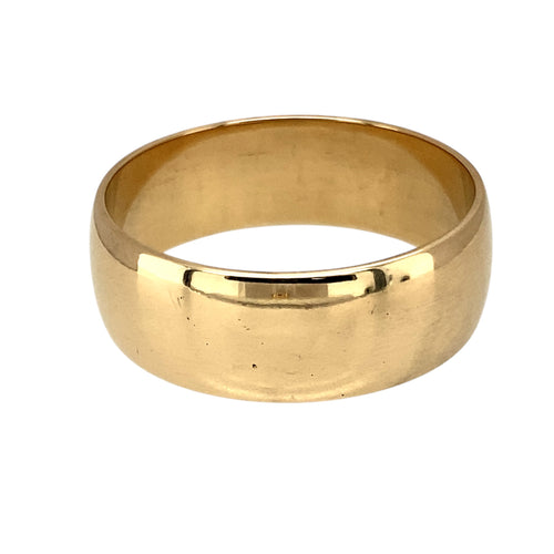 9ct Gold 8mm Wedding Band Ring