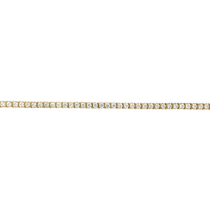 14ct Gold & Cubic Zirconia Set 7.5" Bracelet