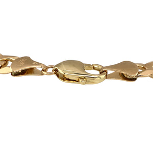 Preowned 9ct Yellow Gold 8.5" Curb Bracelet with the weight 23.80 grams and link width 9mm