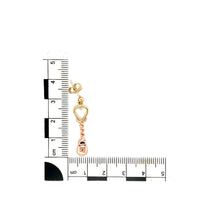 Load image into Gallery viewer, 9ct Gold Clogau Lovespoon Drop Earrings
