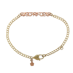 9ct Gold Clogau Cariad 8" Bracelet