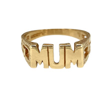 Load image into Gallery viewer, 9ct Gold Mum Ring
