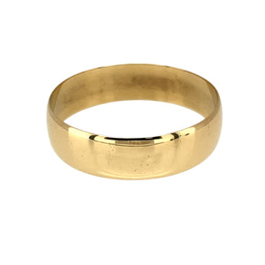 9ct Gold 6mm Wedding Band Ring