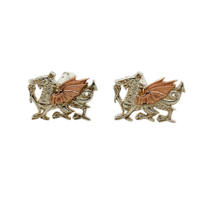 925 Silver Clogau Welsh Dragon Cufflinks