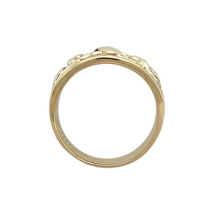 9ct Gold Clogau Tree of Life Moon Wide Band Ring