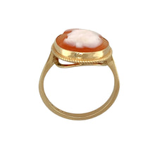 Load image into Gallery viewer, 9ct Gold &amp; Cameo Set Oval Ring
