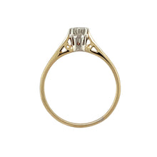 Load image into Gallery viewer, 9ct Gold &amp; Diamond Set Solitaire Ring
