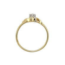 Load image into Gallery viewer, 9ct Gold &amp; Diamond Set Wrap Around Twist Ring
