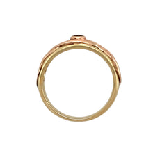 Load image into Gallery viewer, 9ct Gold &amp; Sapphire Set Clogau Celtic Style Band Ring
