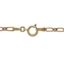 Load image into Gallery viewer, Preowned 9ct Yellow Gold 18&quot; Fancy Link Chain with the weight 5.20 grams and link width approximately 2.5mm
