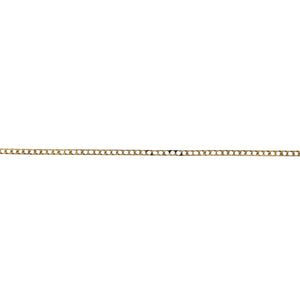 9ct Gold 24" Square Curb Chain