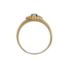 Load image into Gallery viewer, 9ct Gold Diamond &amp; Tanzanite Set Ring
