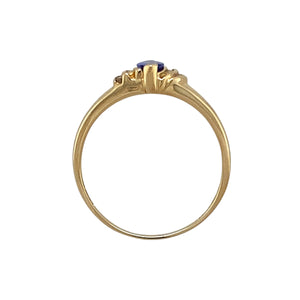 9ct Gold Diamond & Tanzanite Set Ring