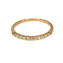 Load image into Gallery viewer, 18ct Gold &amp; Diamond Set Band Ring
