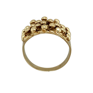 9ct Gold Five Row Keeper Ring