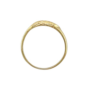 9ct Gold Swirl Ring