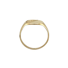 Load image into Gallery viewer, 9ct Gold Patterned Square Signet Ring
