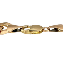 Load image into Gallery viewer, Preowned 9ct Yellow Gold 8.5&quot; Curb Bracelet with the weight 28.70 grams and link width 13mm
