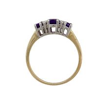 Load image into Gallery viewer, 9ct Gold Diamond &amp; Amethyst Set Ring
