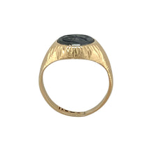 Load image into Gallery viewer, 9ct Gold &amp; Hematite Centurion Set Oval Pinky Ring
