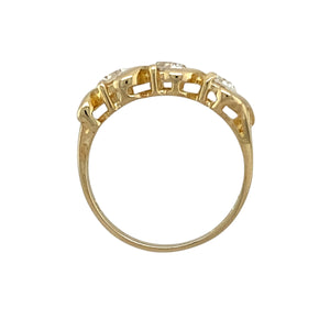 9ct Gold & Cubic Zirconia Set Band Ring