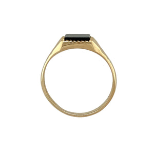 9ct Gold & Onyx Set Signet Ring