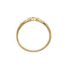 Load image into Gallery viewer, 18ct Gold &amp; Diamond Set Wishbone Ring
