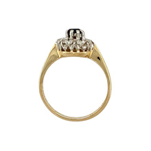 Load image into Gallery viewer, 9ct Gold Diamond &amp; Sapphire Set Cluster Ring
