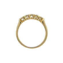 Load image into Gallery viewer, 9ct Gold &amp; Diamond Set Band Ring
